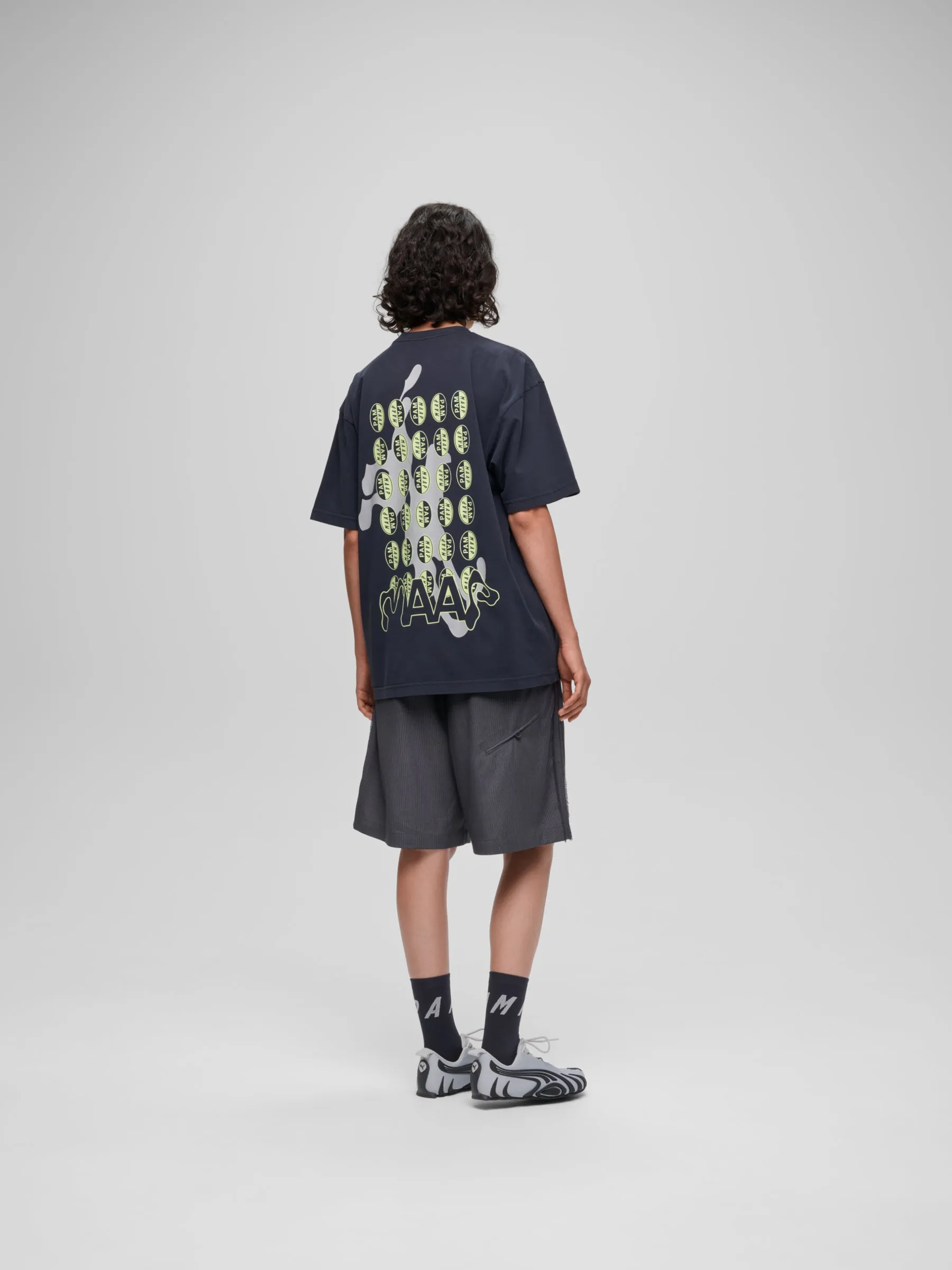 MAAP x PAM Casual Tee - Black/Glow Lime - Image 5