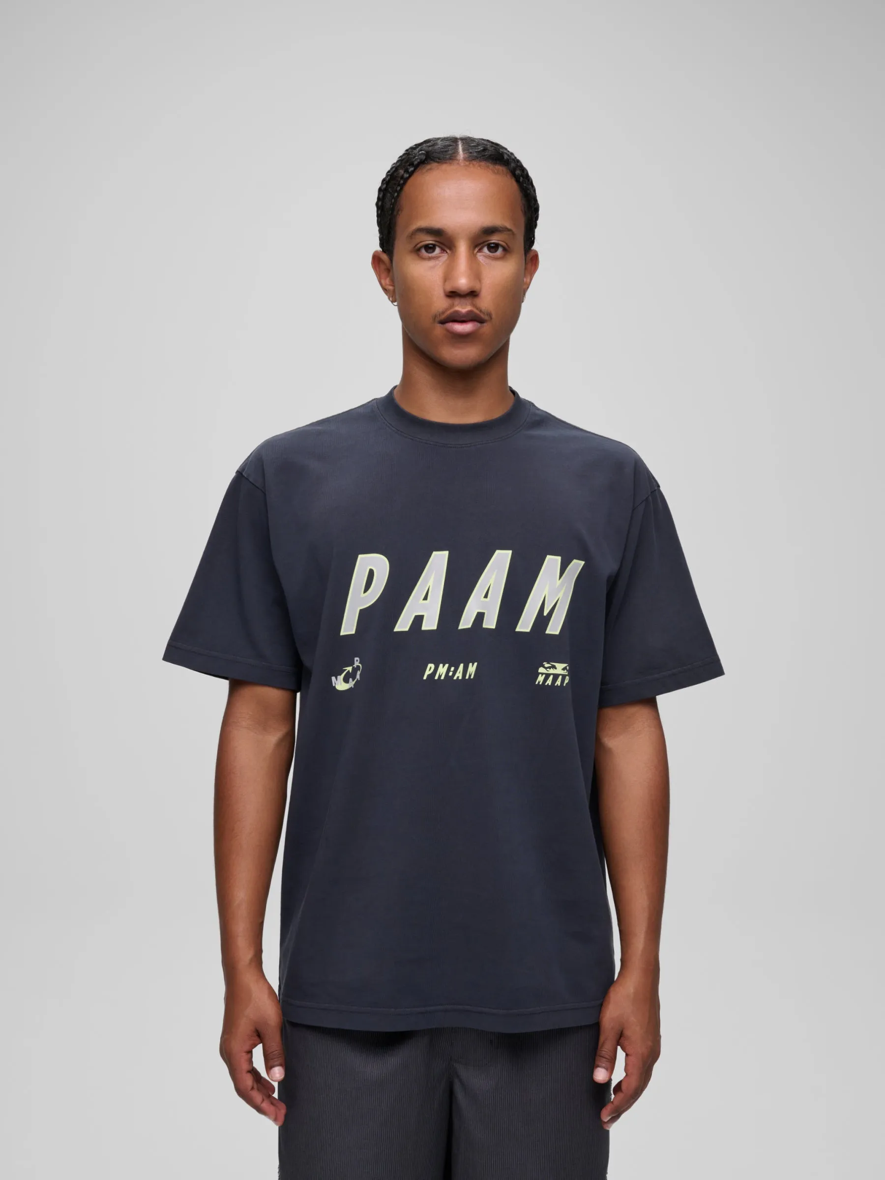 MAAP x PAM Casual Tee - Black/Glow Lime - Image 6
