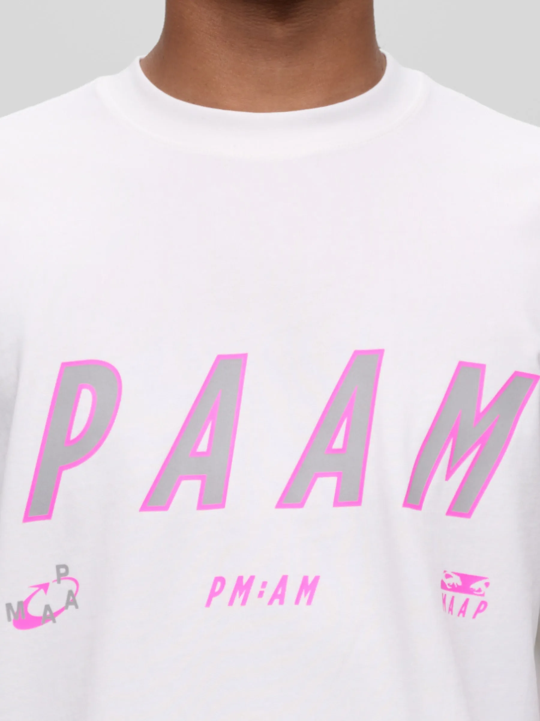 MAAP x PAM Casual Tee - White/Violet Cosmos - Image 5