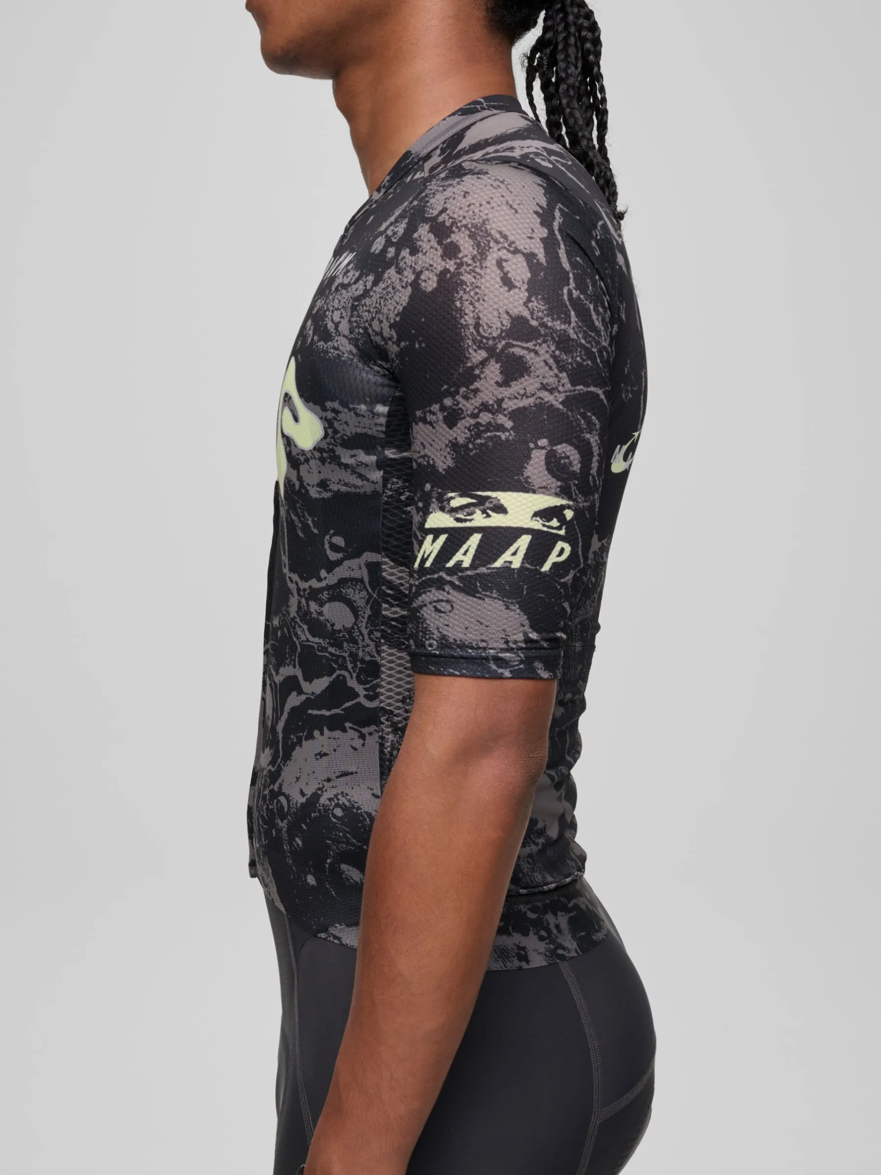 MAAP x PAM Pro Air Jersey 3.0 - Black/Glow Lime - Image 3