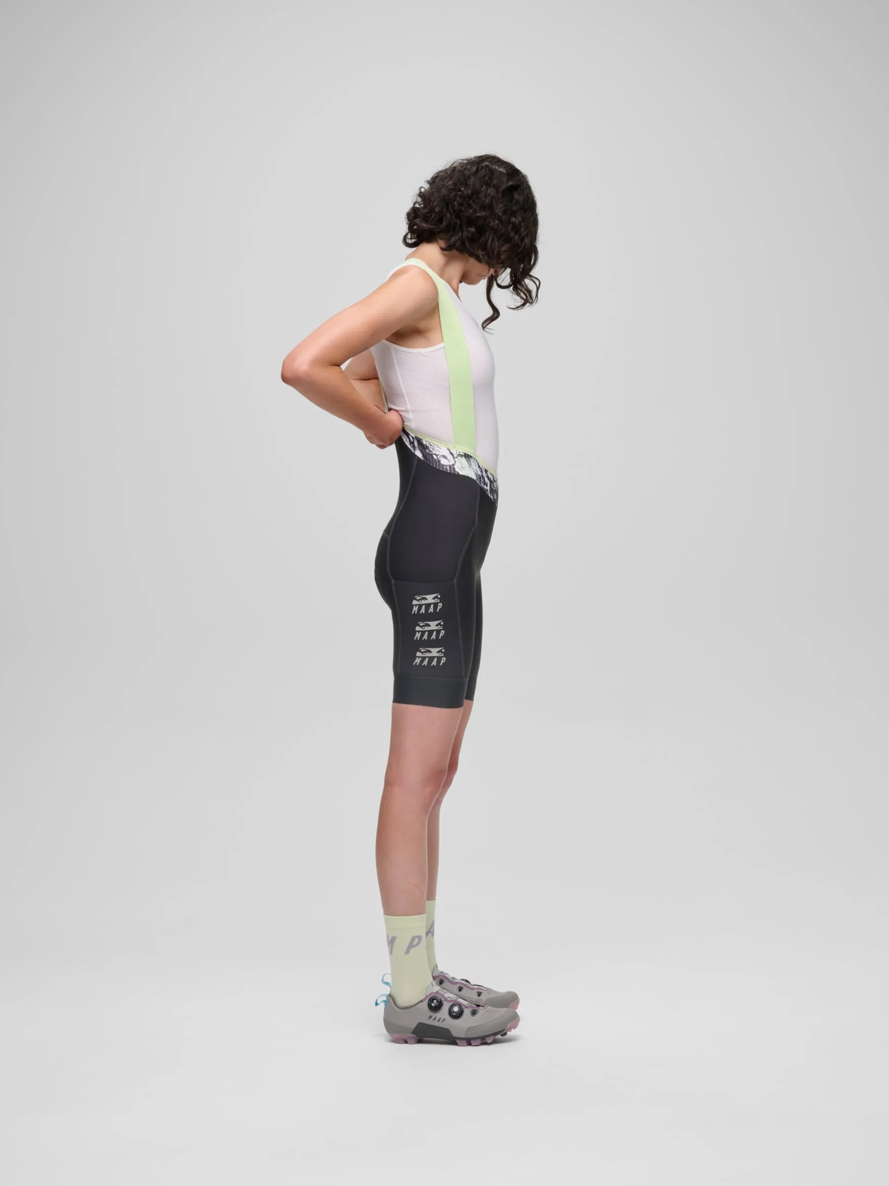 MAAP x PAM Team Bib Evo Cargo Women Bib Shorts - Charcoal - Image 6