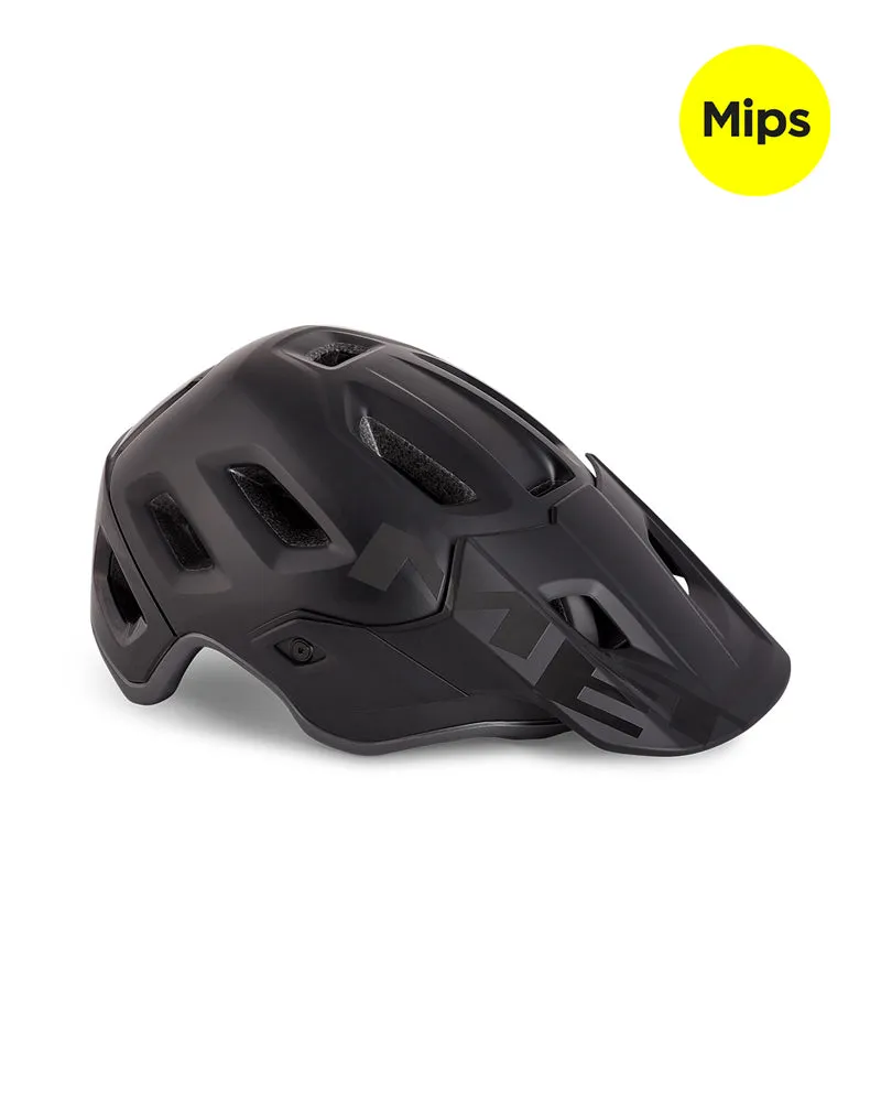 MET CASCO MET ROAM MIPS Cycling Helmet - Black Glossy - Image 3