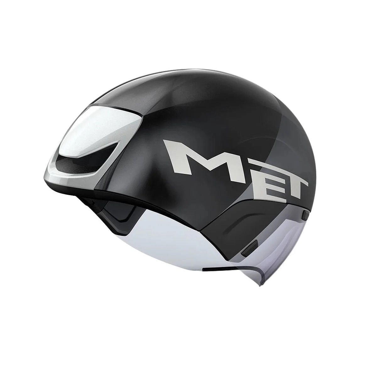 MET Codatronca Cycling Helmet - Glossy Black - Image 2