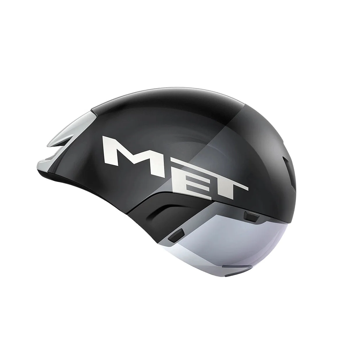 MET Codatronca Cycling Helmet - Glossy Black - Image 3