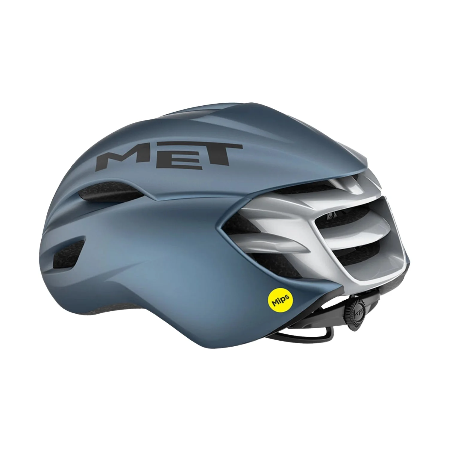 MET Cycling Helmet Manta MIPS - Navy/Silver Matt - Image 3