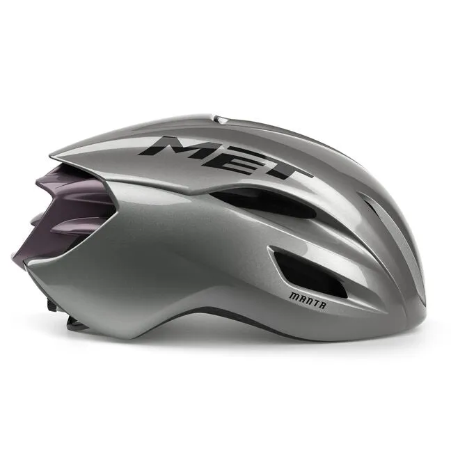 MET MANTA MIPS Cycling Helmet - Opal Grey Glossy - Image 2