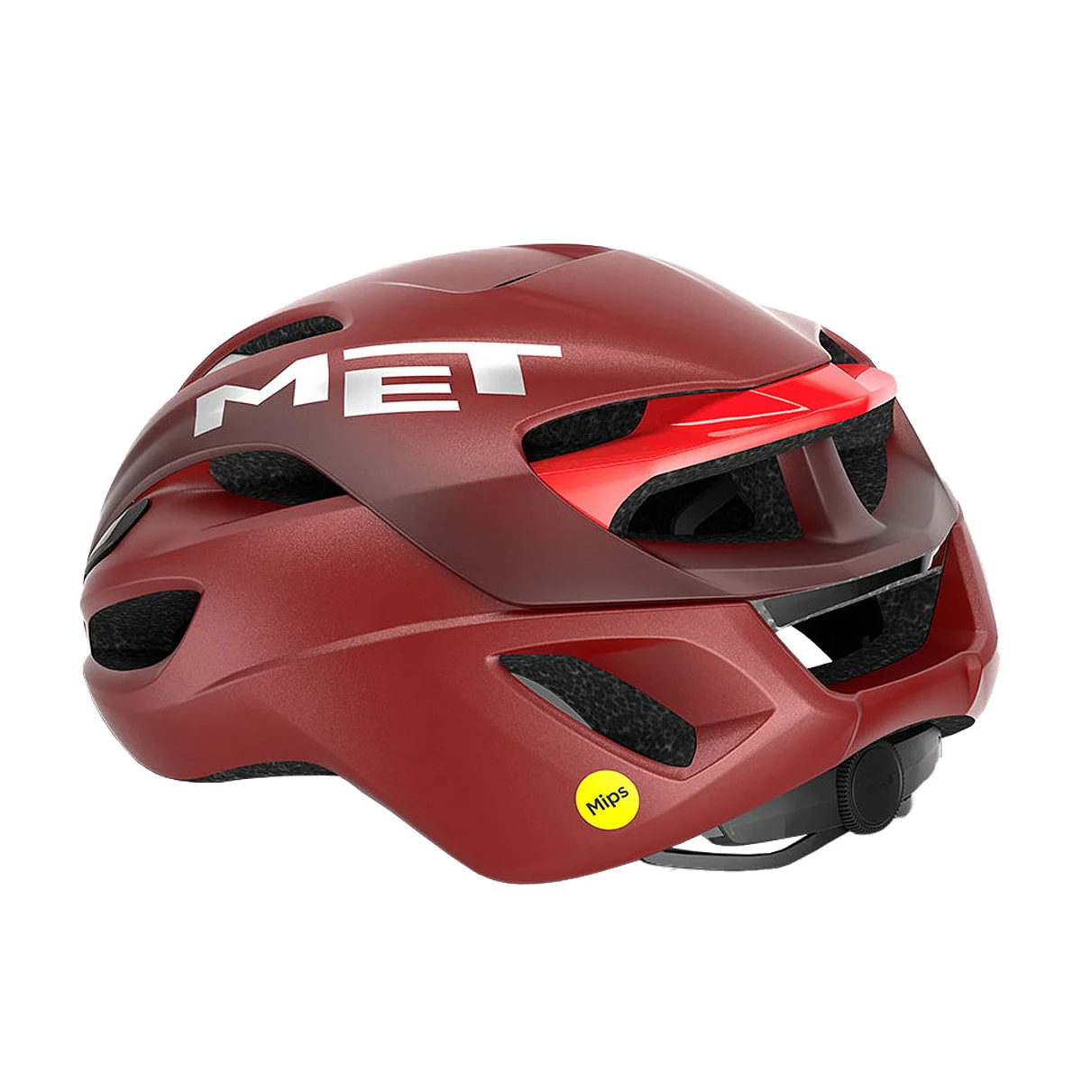 MET Rivale MIPS Cycling Helmet - Red Matt - Image 3