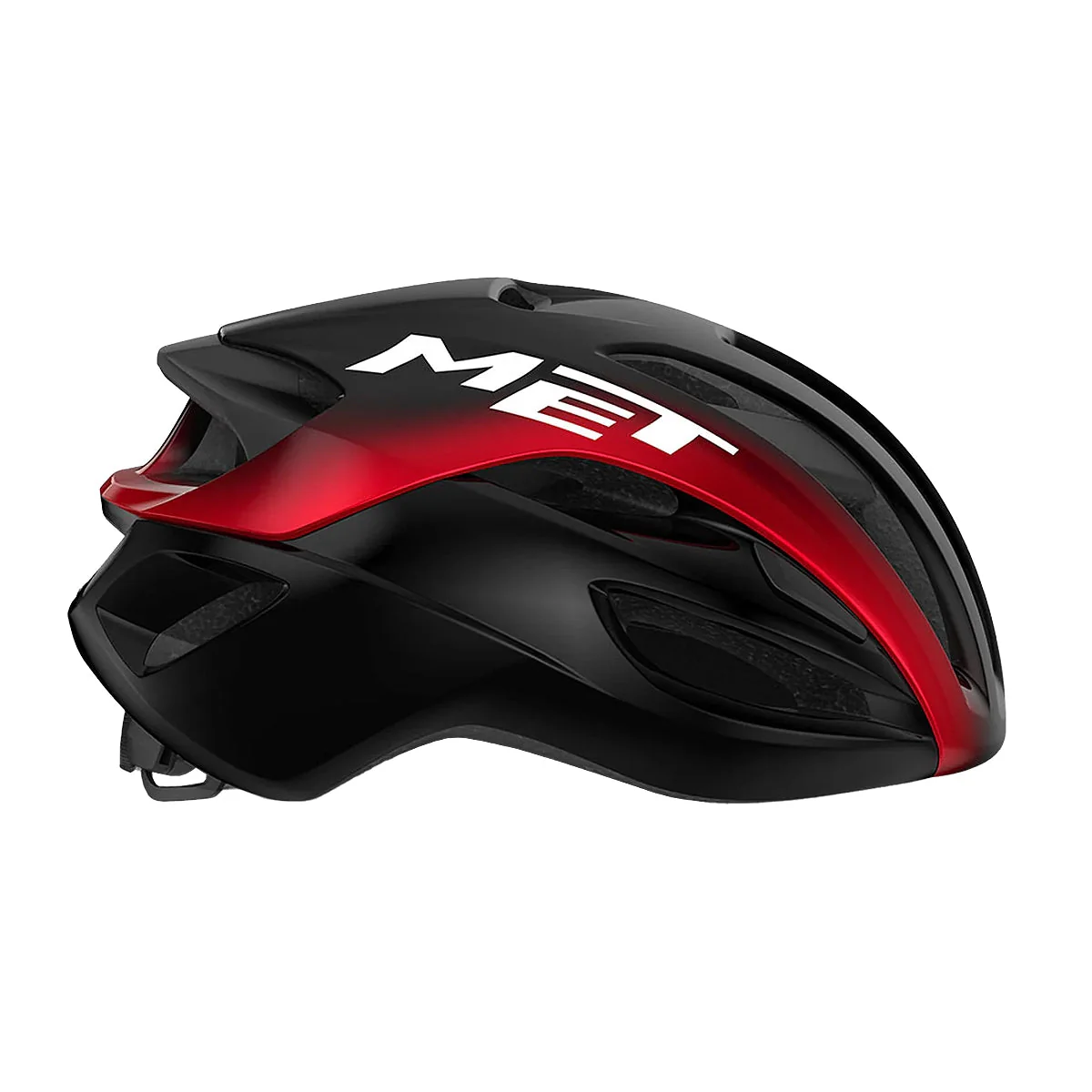 MET Rivale MIPS Cycling Helmet - Black/Red Glossy - Image 2