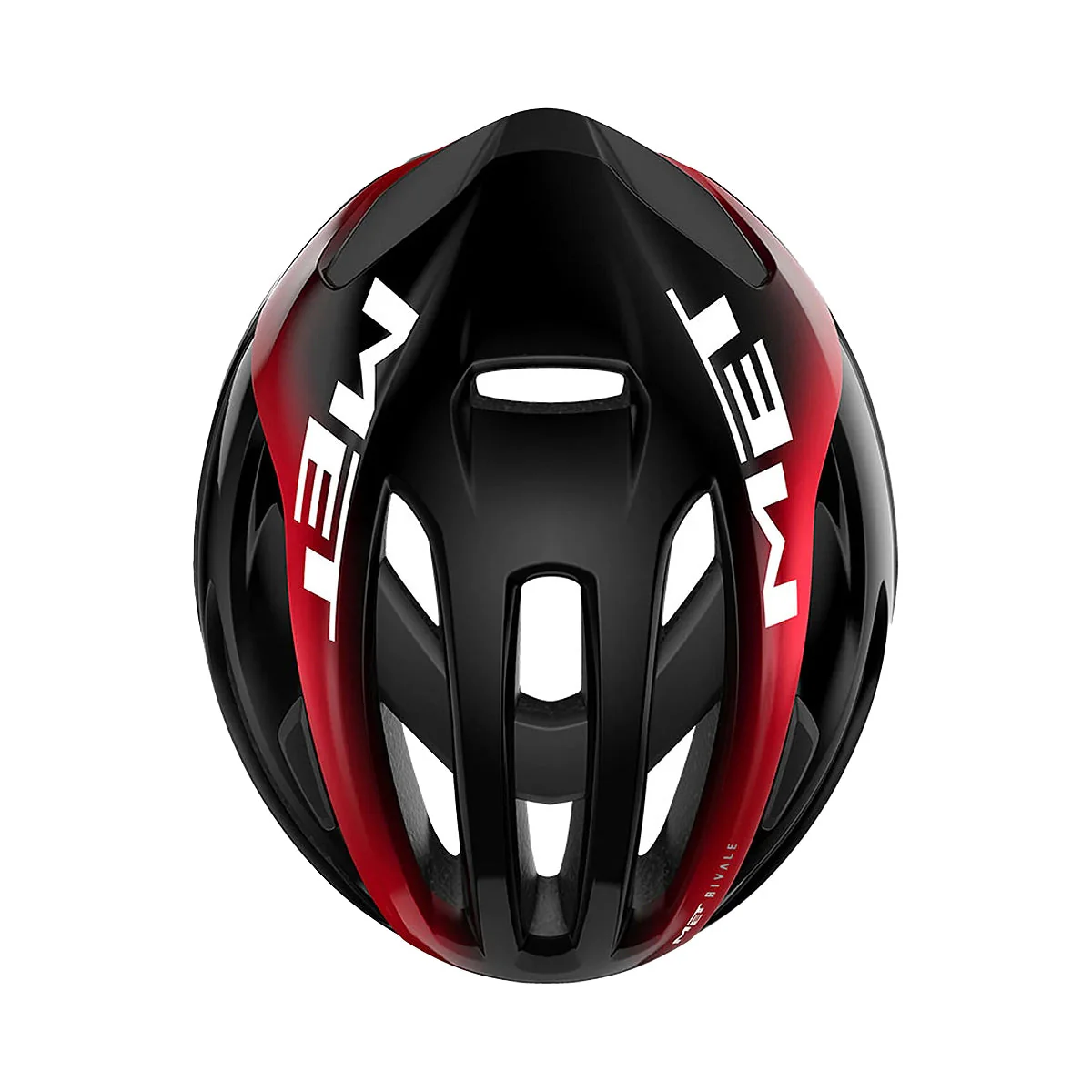 MET Rivale MIPS Cycling Helmet - Black/Red Glossy - Image 4