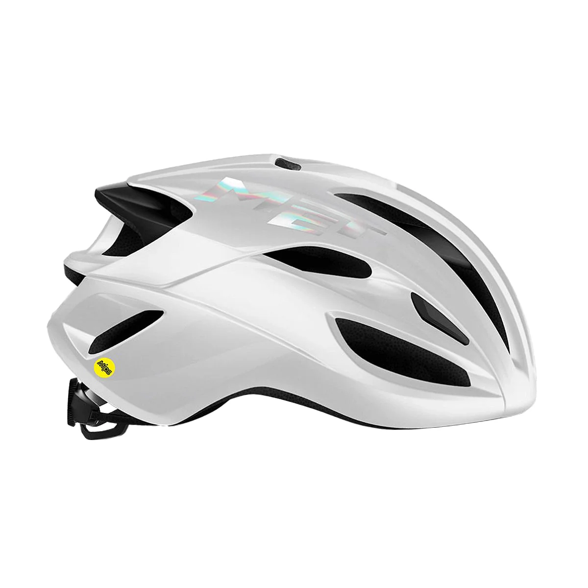 MET Rivale MIPS Cycling Helmet - Glossy White - Image 2