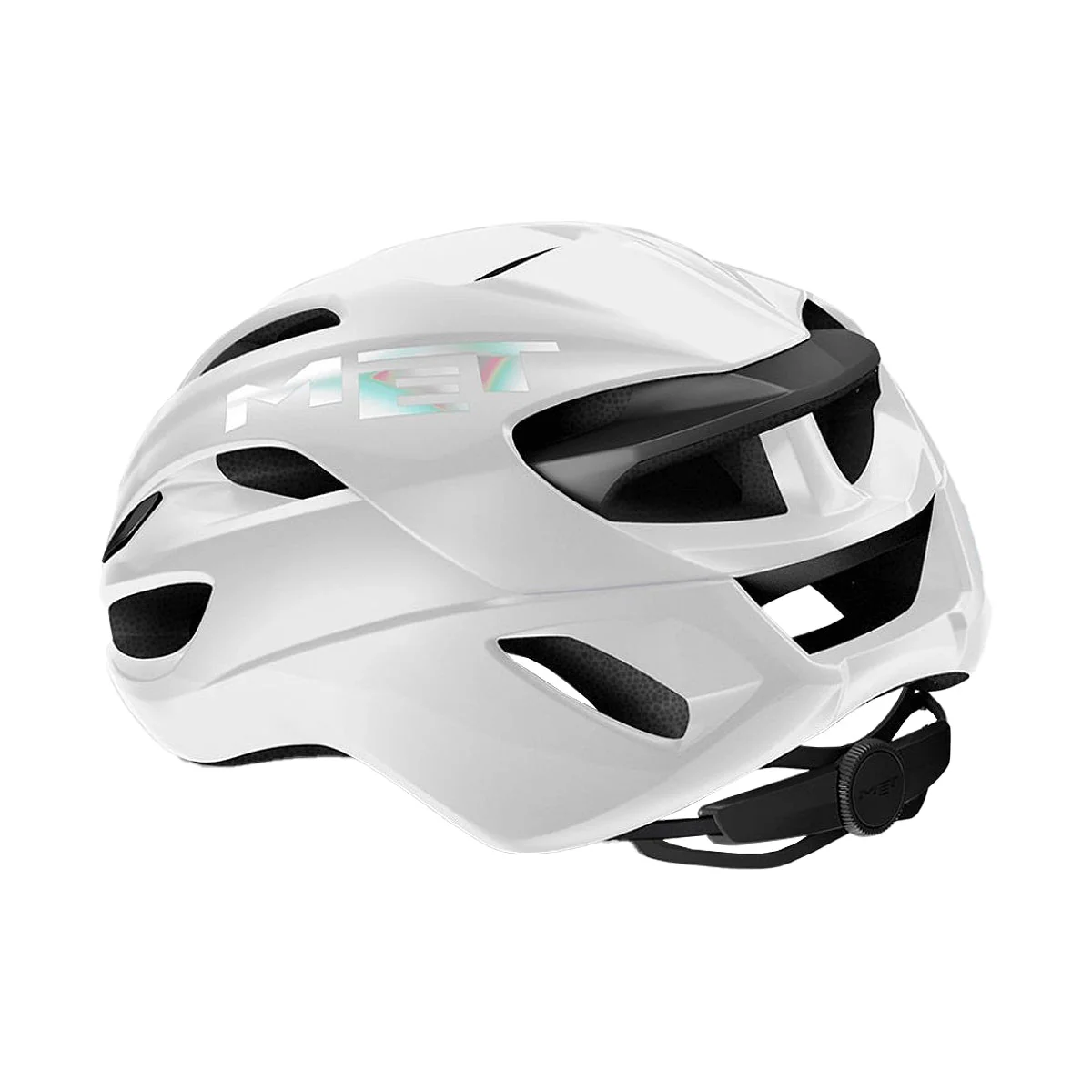 MET Rivale MIPS Cycling Helmet - Glossy White - Image 3