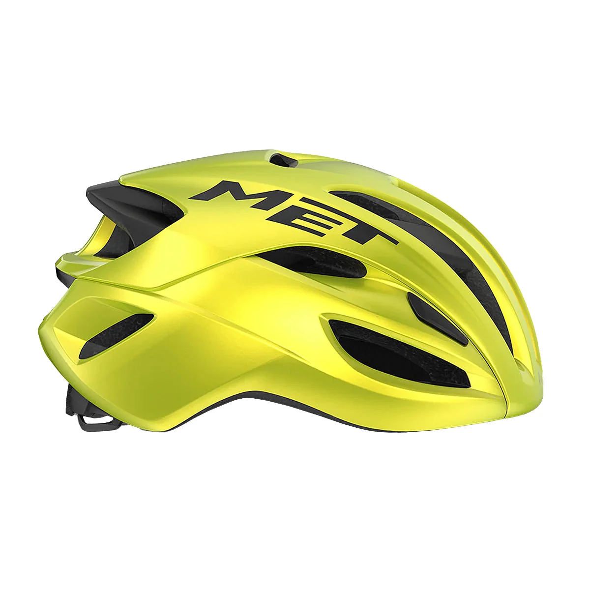 MET Rivale MIPS Cycling Helmet - Metallic Yellow Glossy - Image 2