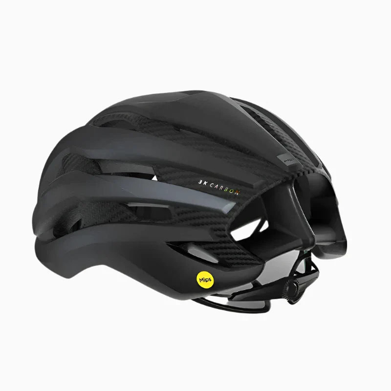 MET Trenta 3K Carbon MIPS Cycling Helmet - Black Matt - Image 2