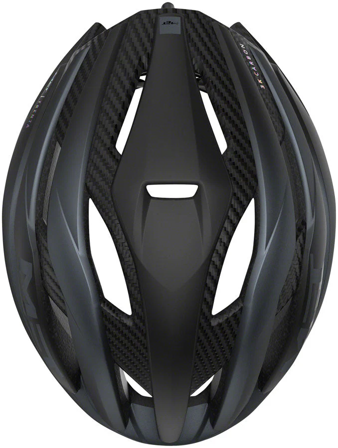 MET Trenta 3K Carbon MIPS Cycling Helmet - Black Matt - Image 4