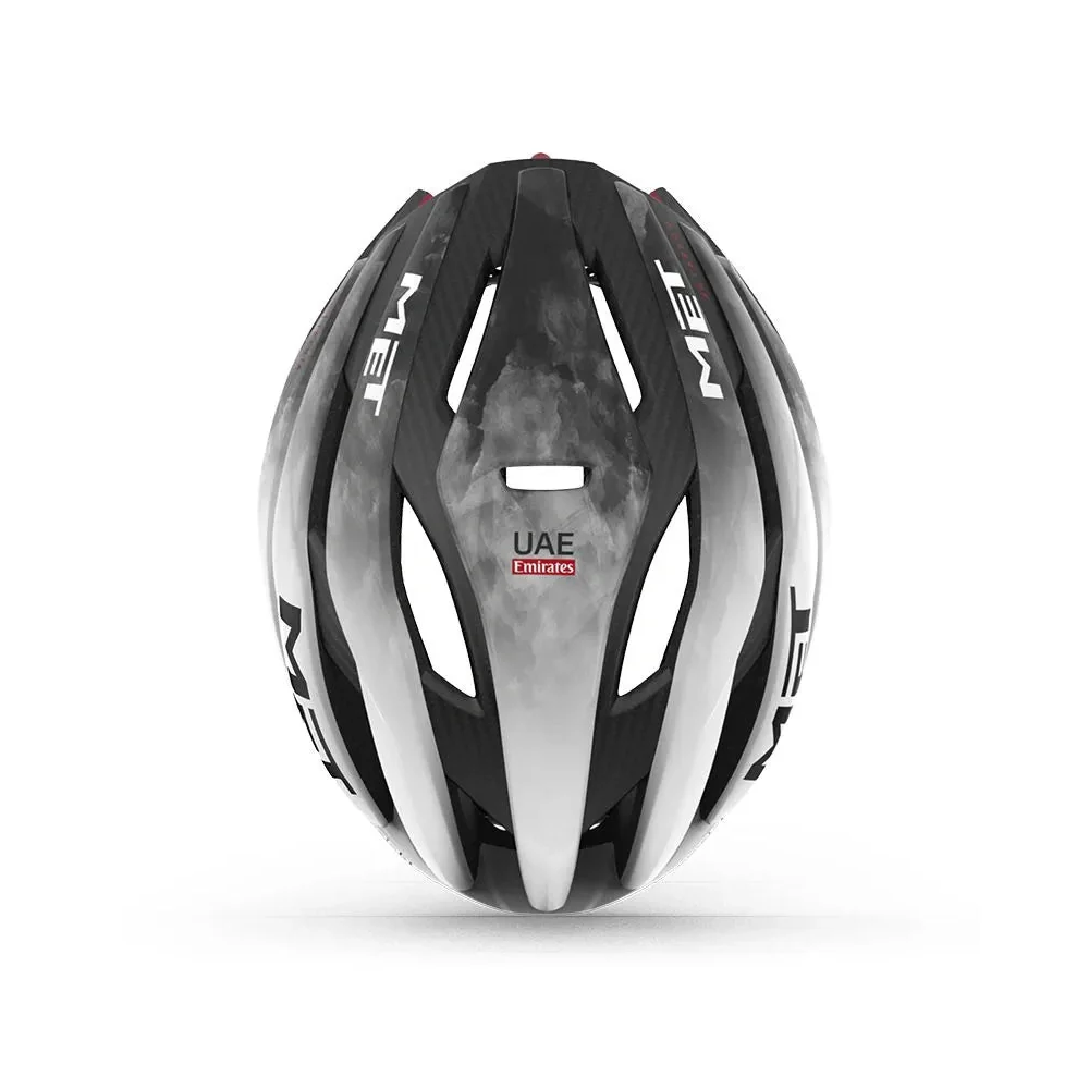 MET Trenta 3K Carbon MIPS Cycling Helmet - Emirates Edition 2025 White/Black - Image 3