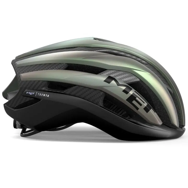 MET Trenta 3K Carbon MIPS Cycling Helmet - Motion Blur Matt - Image 2