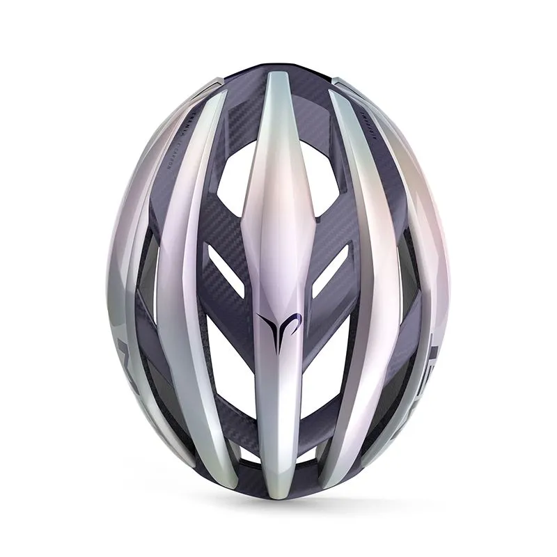 MET Trenta 3K Carbon MIPS Pogacar Limited Edition 2026 Cycling Helmet - Reflective - Image 2