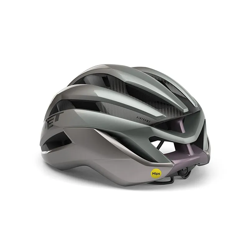 MET TRENTA 3K MIPSAIR CYCLING HELMET - OPAL GREY CARBON - Image 3