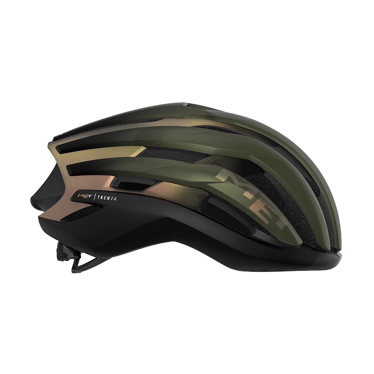MET Trenta MIPS Cycling Helmet - Iridiscent Green - Image 2