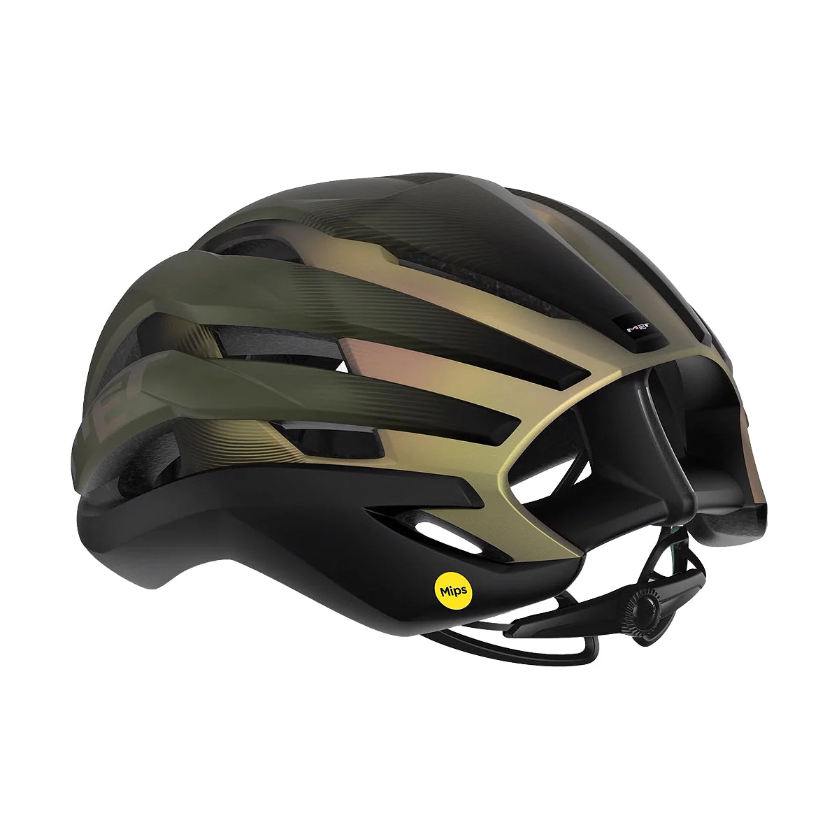 MET Trenta MIPS Cycling Helmet - Iridiscent Green - Image 3