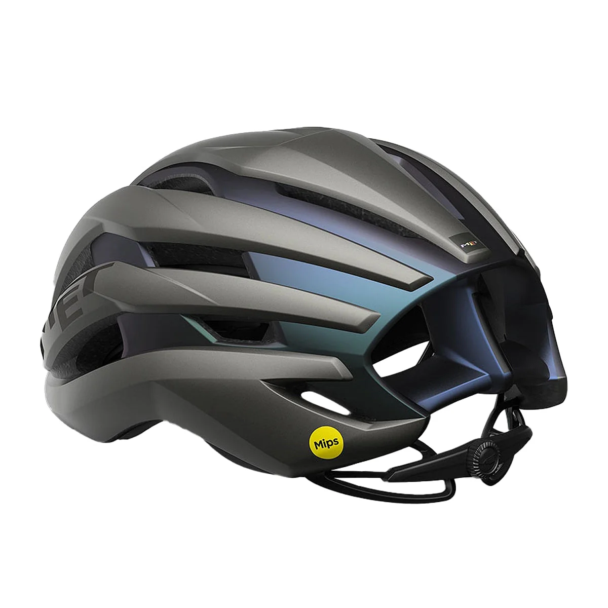 MET Trenta MIPS Cycling Helmet - Iridiscent Grey - Image 3