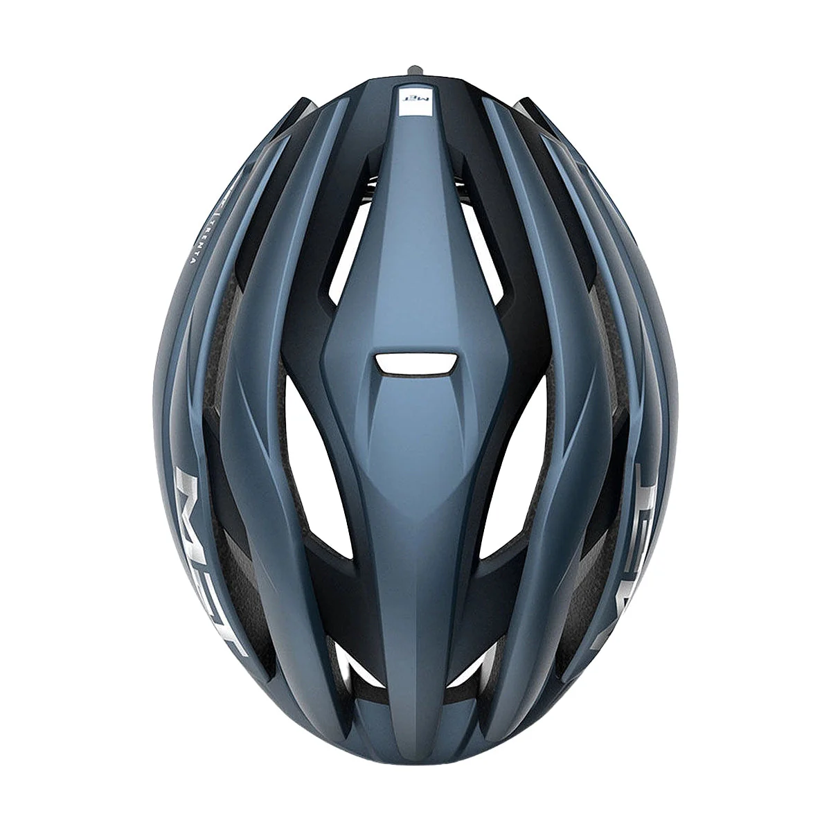 MET Trenta MIPS Cycling Helmet - Navy/Silver - Image 4