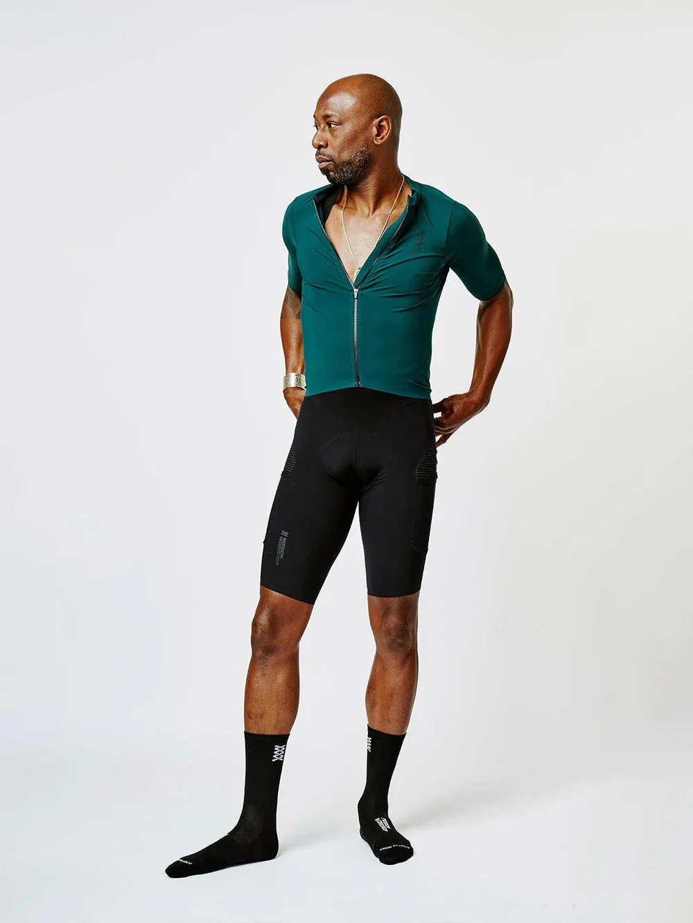 MISSION WORKSHOP Pro Bib Shorts - Black - Image 3
