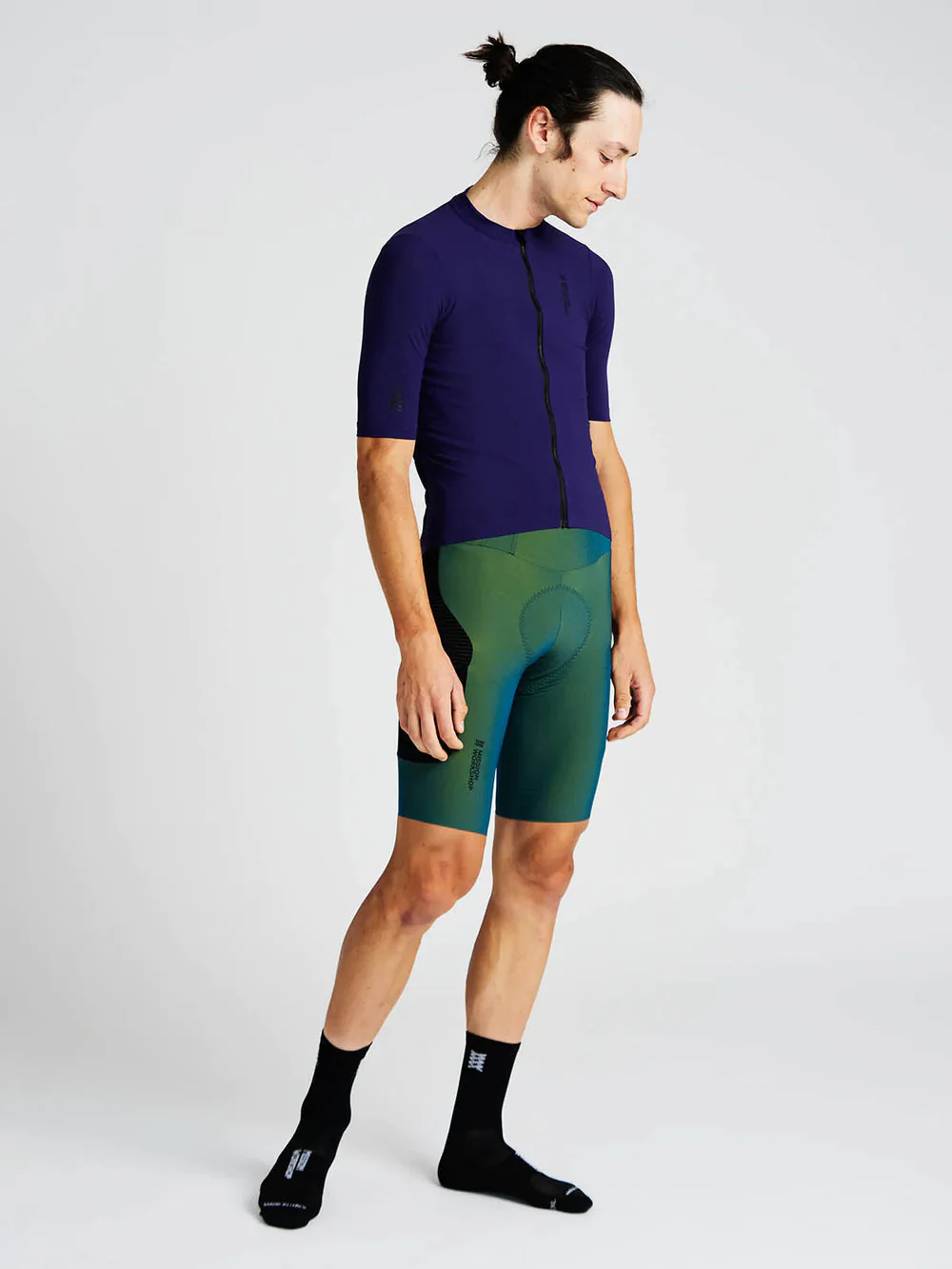 MISSION WORKSHOP Pro Bib Shorts - Forrest Green - Image 4