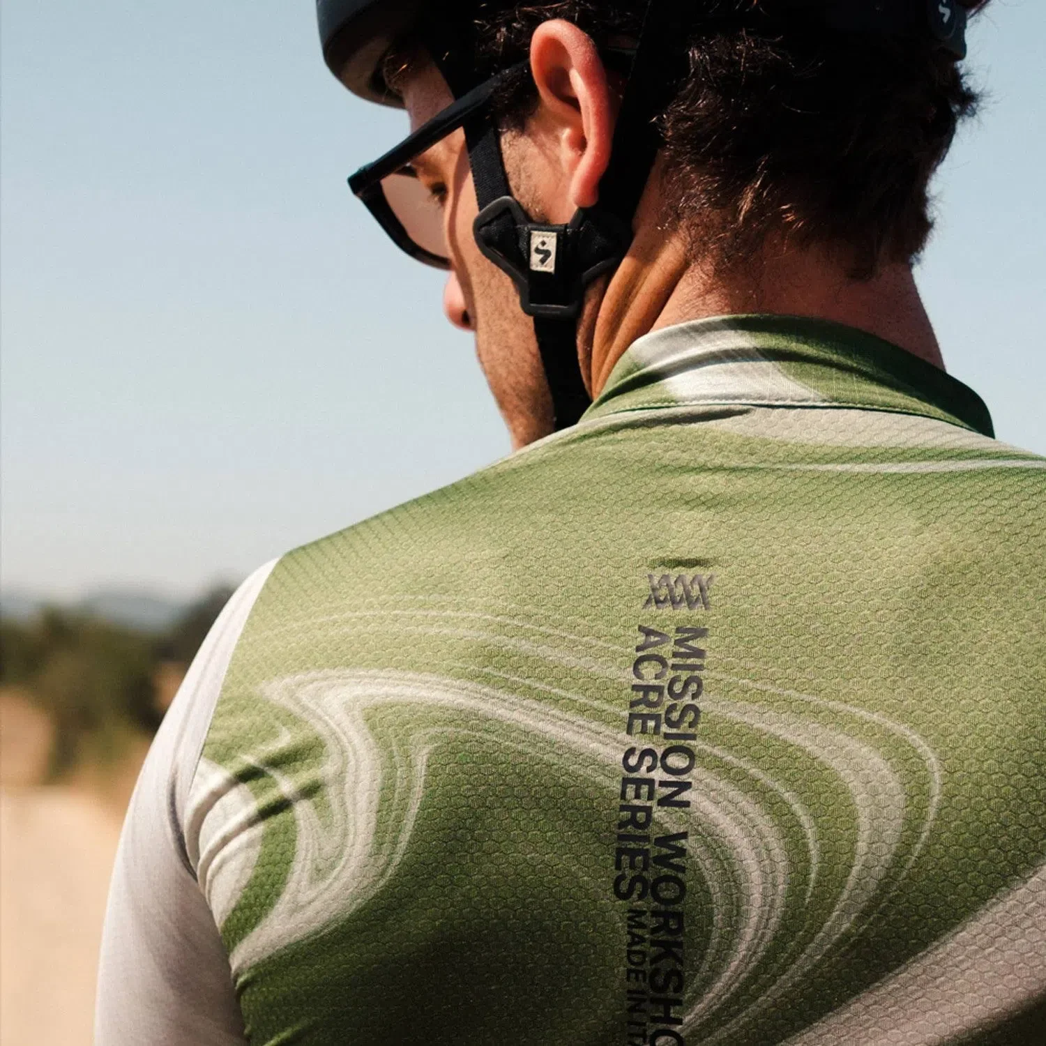 MISSION WORKSHOP Pro Jersey Flow - Gray/Olive - Image 3