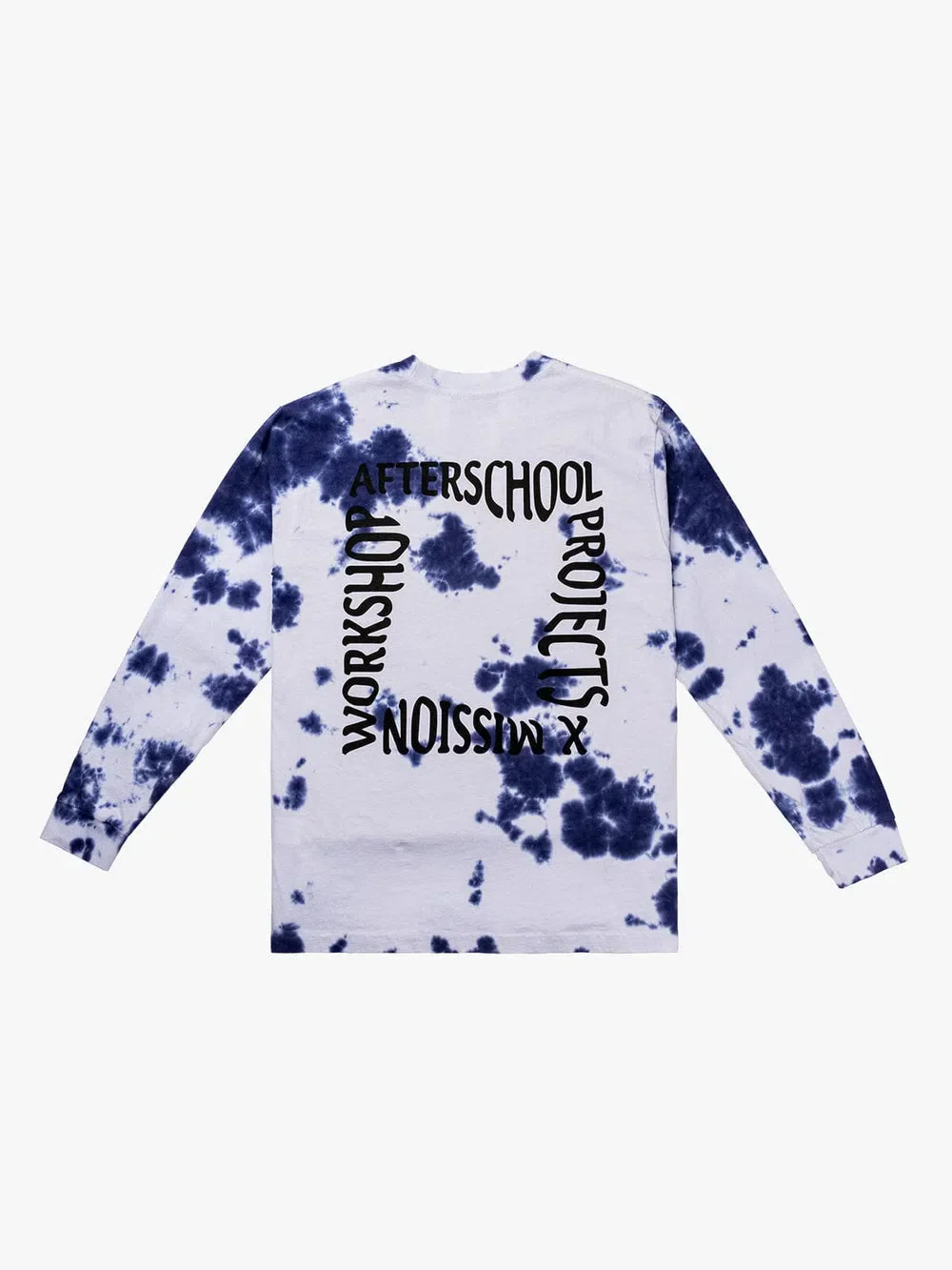 MISSION WORKSHOP MW X ASP LS Hand Dyed Tee - Blue - Image 2