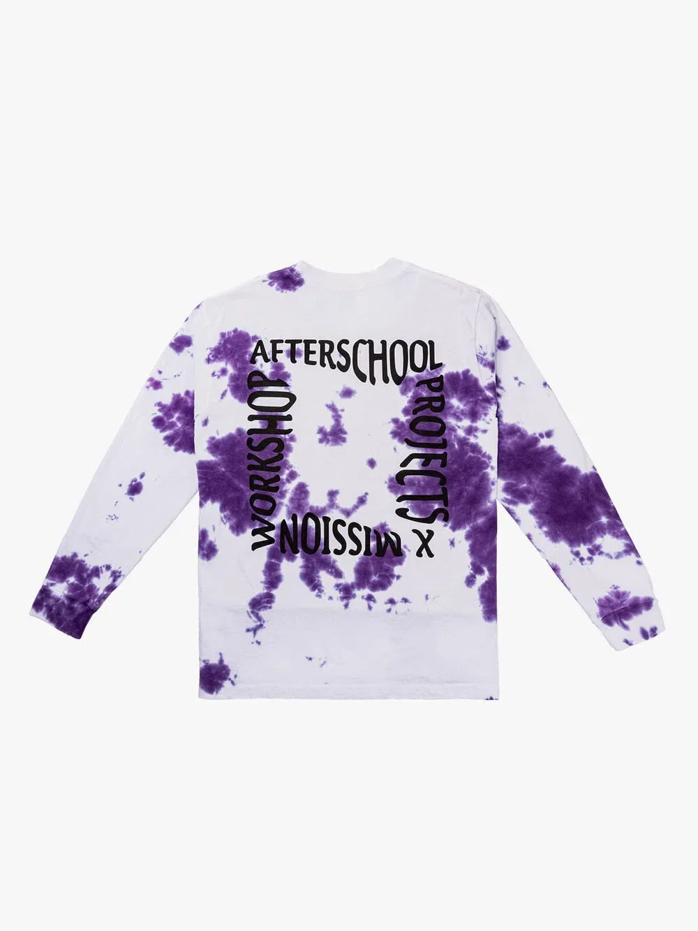 MISSION WORKSHOP MW X ASP LS Hand Dyed Tee - Purple - Image 2