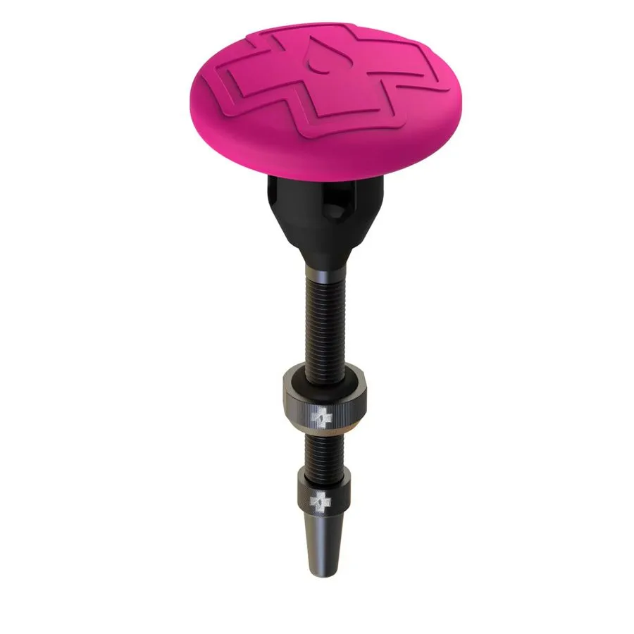 MUC OFF Tubeless Secure Tag Mount 2x 44mm Valves - Black - Image 2