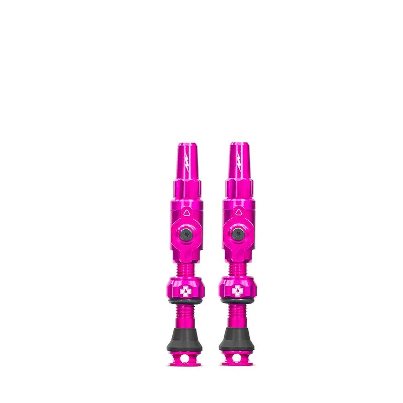 MUC OFF Tubeless Valves Big Bore Lite - Pink