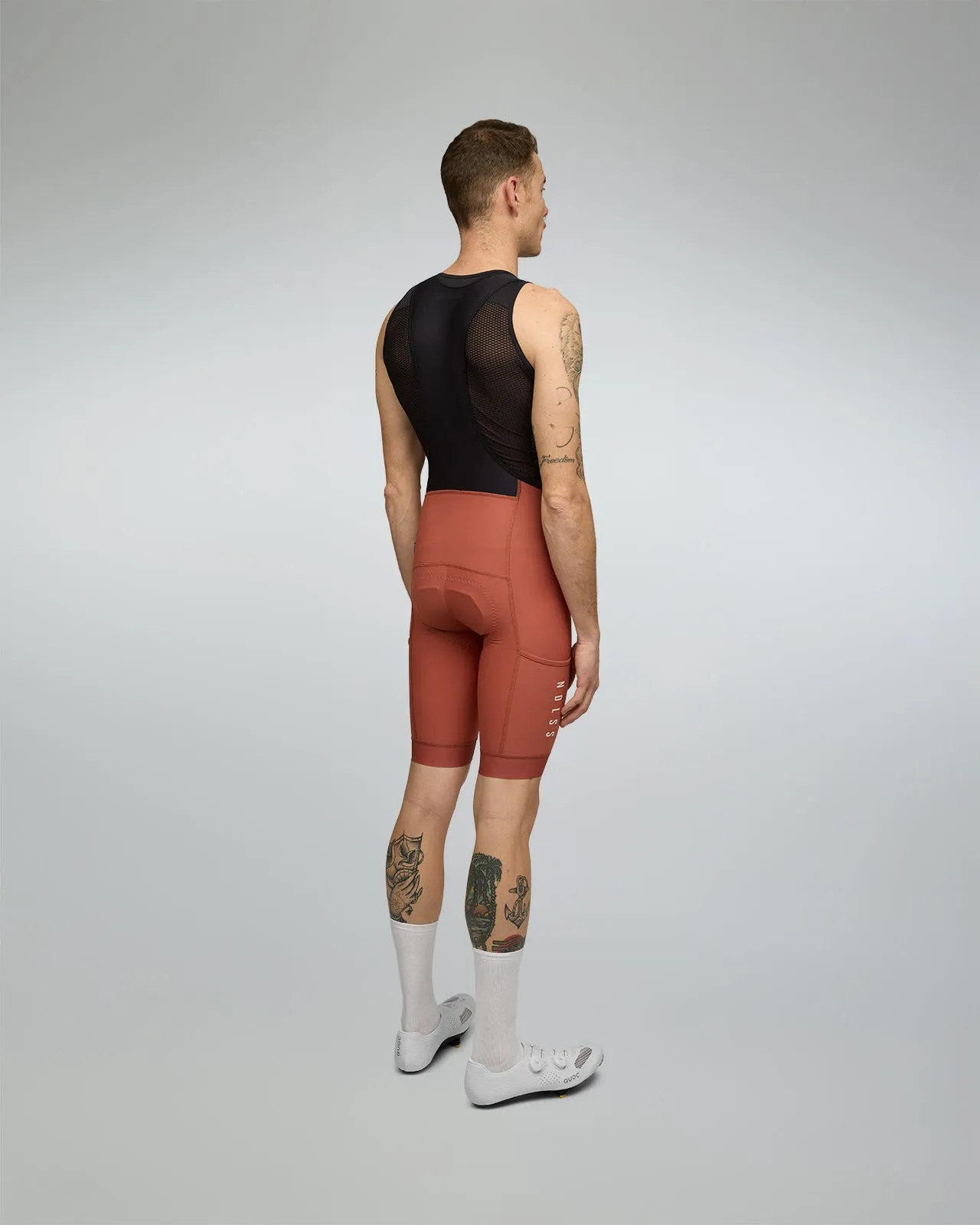 NDLSS Away Cargo Bib Shorts - Clay - Image 4