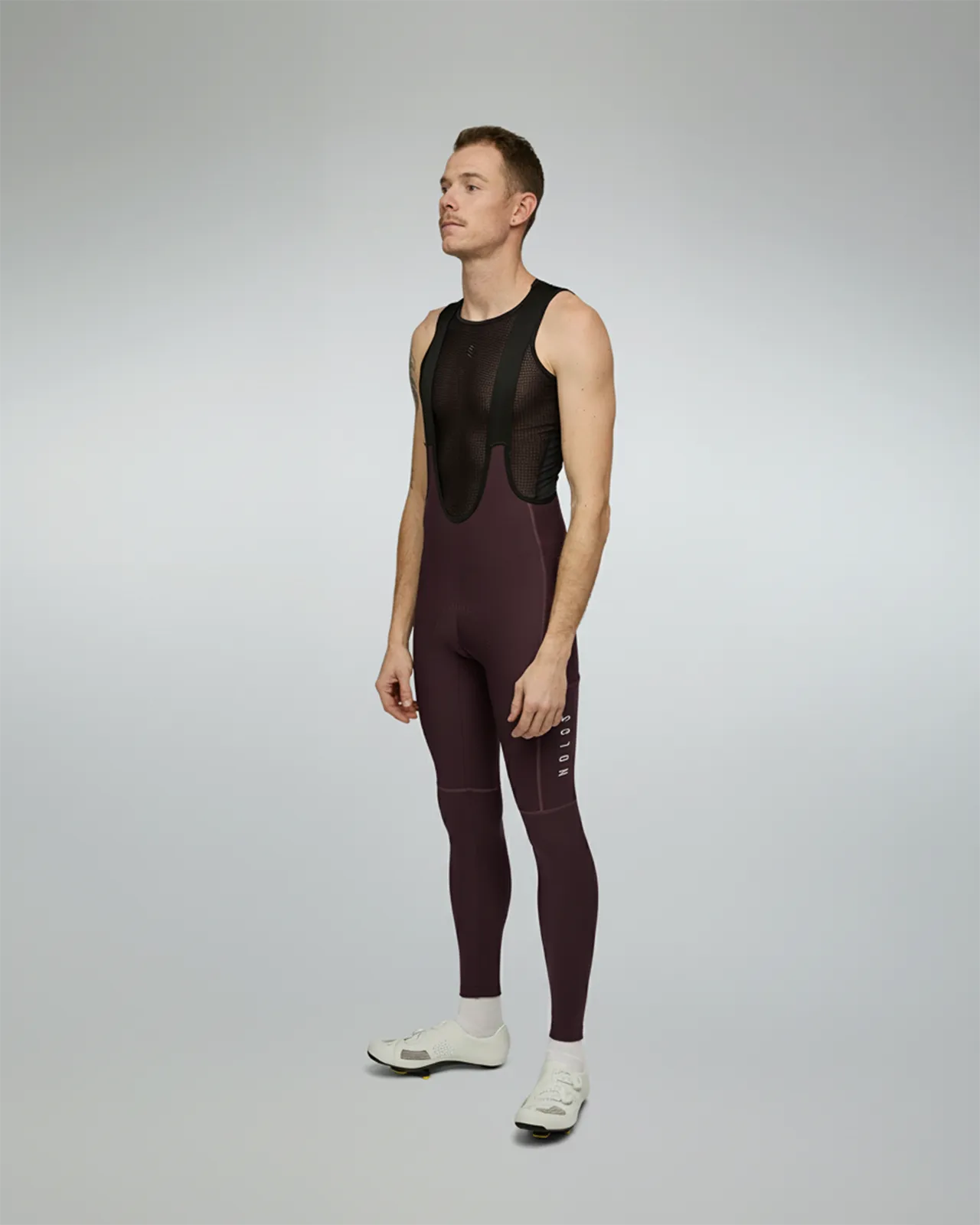 NDLSS Away Cargo Thermal Bib Tights - Wine - Image 2