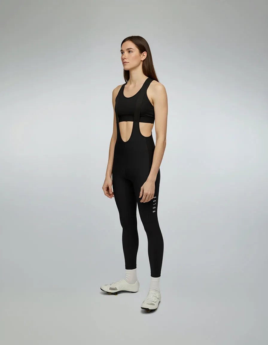 NDLSS Away Cargo Thermal Women Bib Tights - Black - Image 3