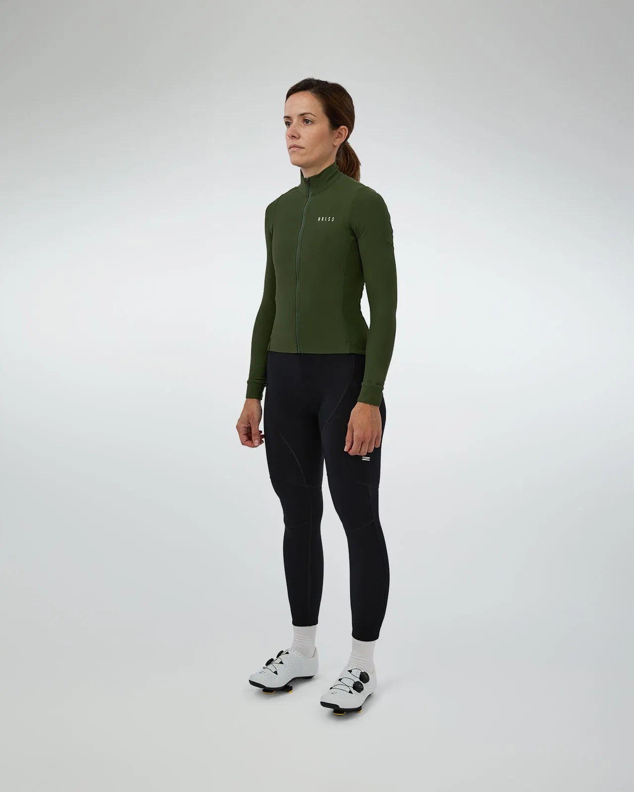 NDLSS Away Thermal Long Sleeve Jersey - Moss - Image 3