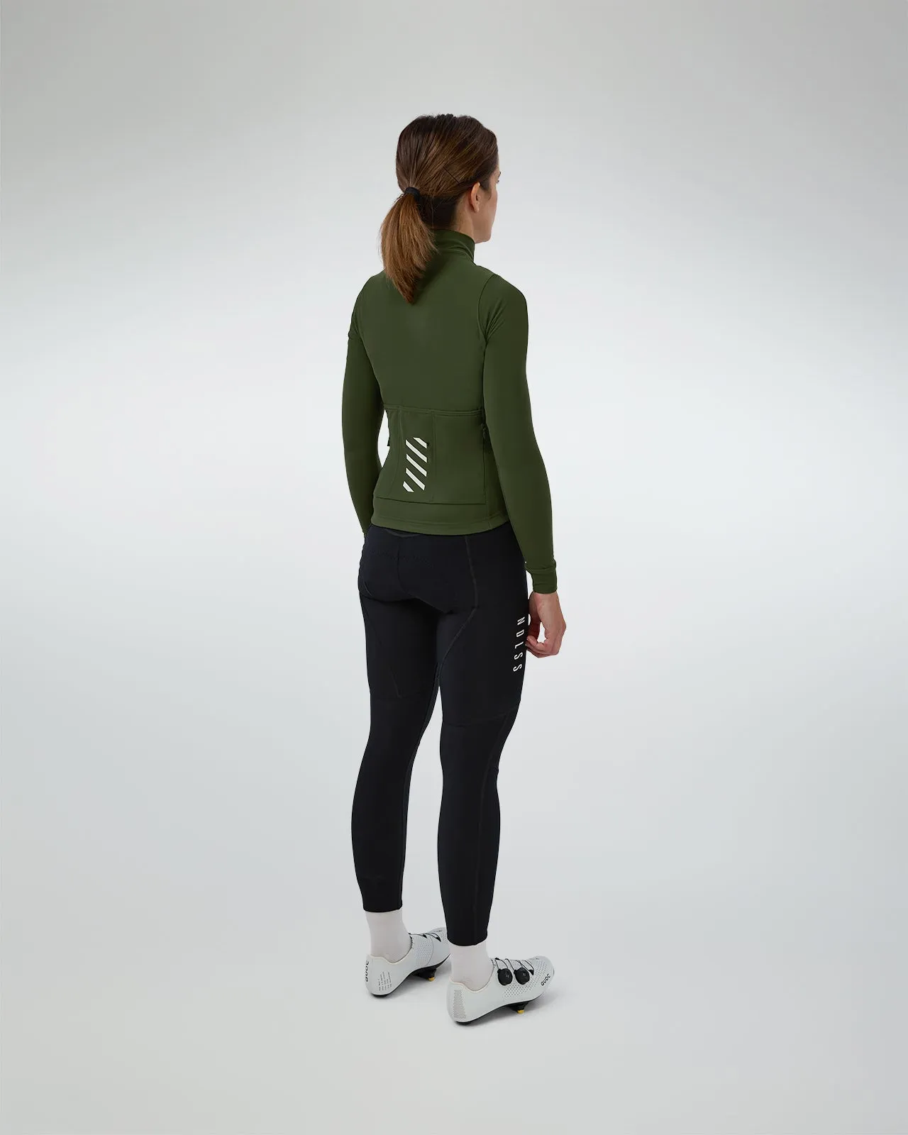 NDLSS Away Thermal Long Sleeve Jersey - Moss - Image 4