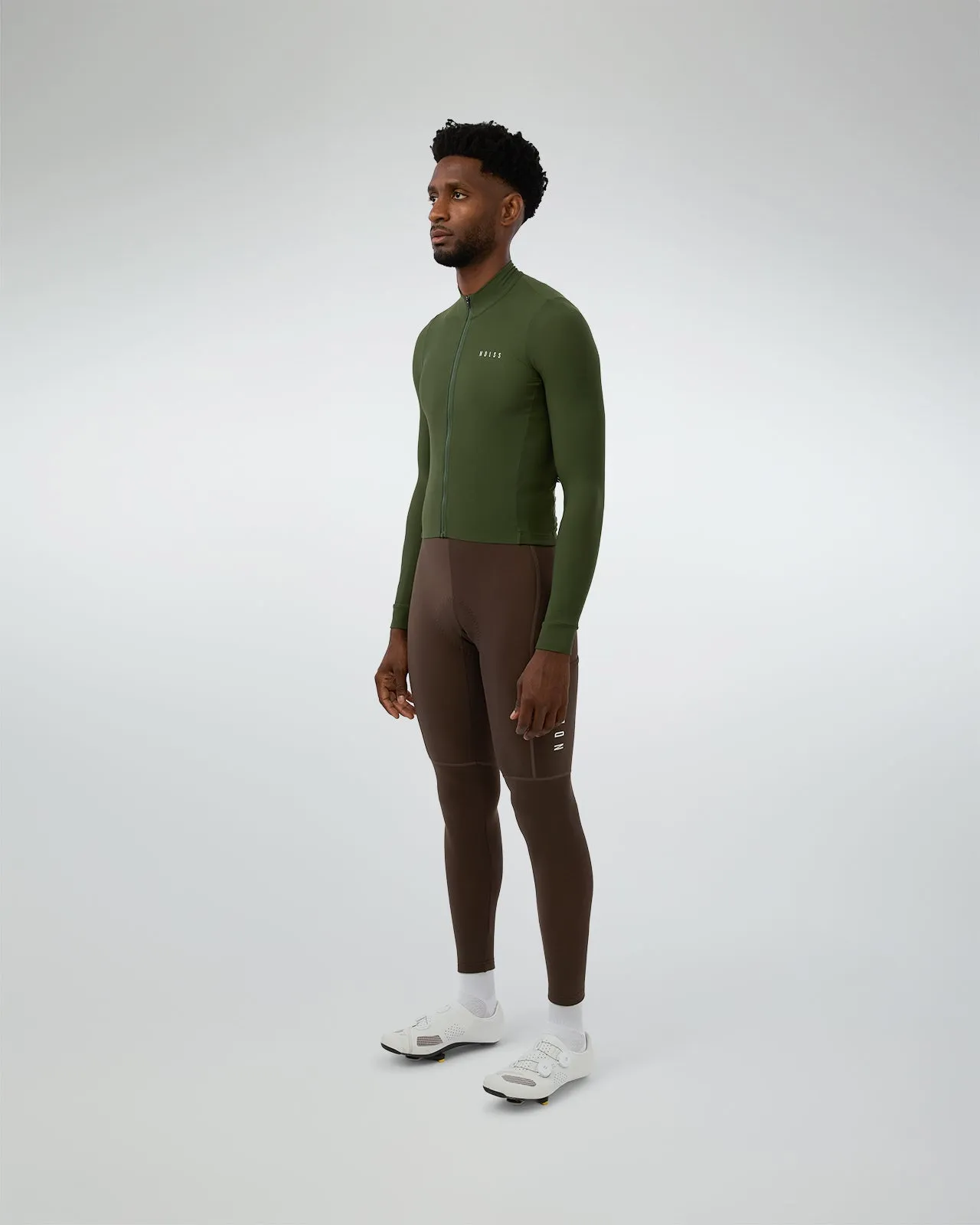 NDLSS Away Thermal Long Sleeve Jersey - Moss - Image 5