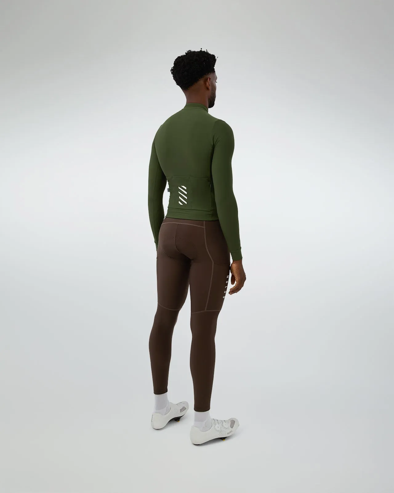 NDLSS Away Thermal Long Sleeve Jersey - Moss - Image 6