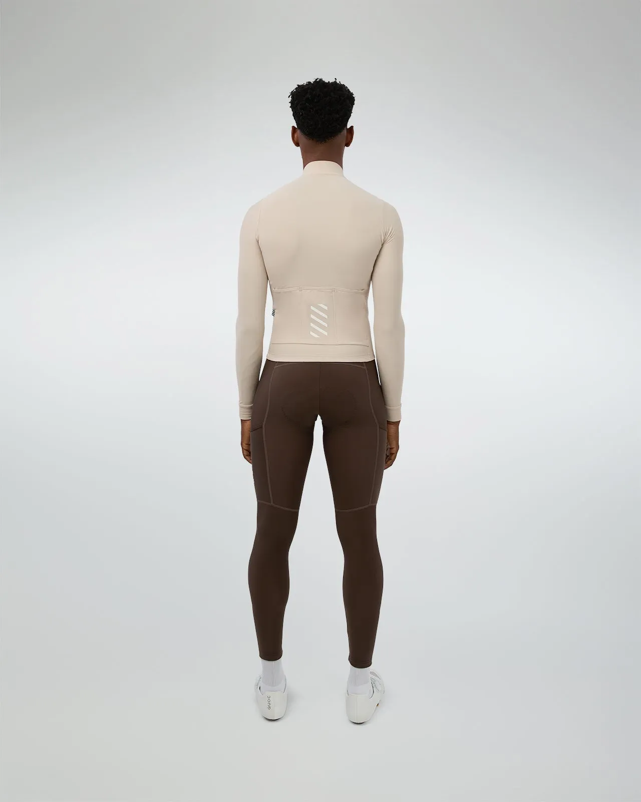 NDLSS Away Thermal Long Sleeve Jersey - Off White - Image 6