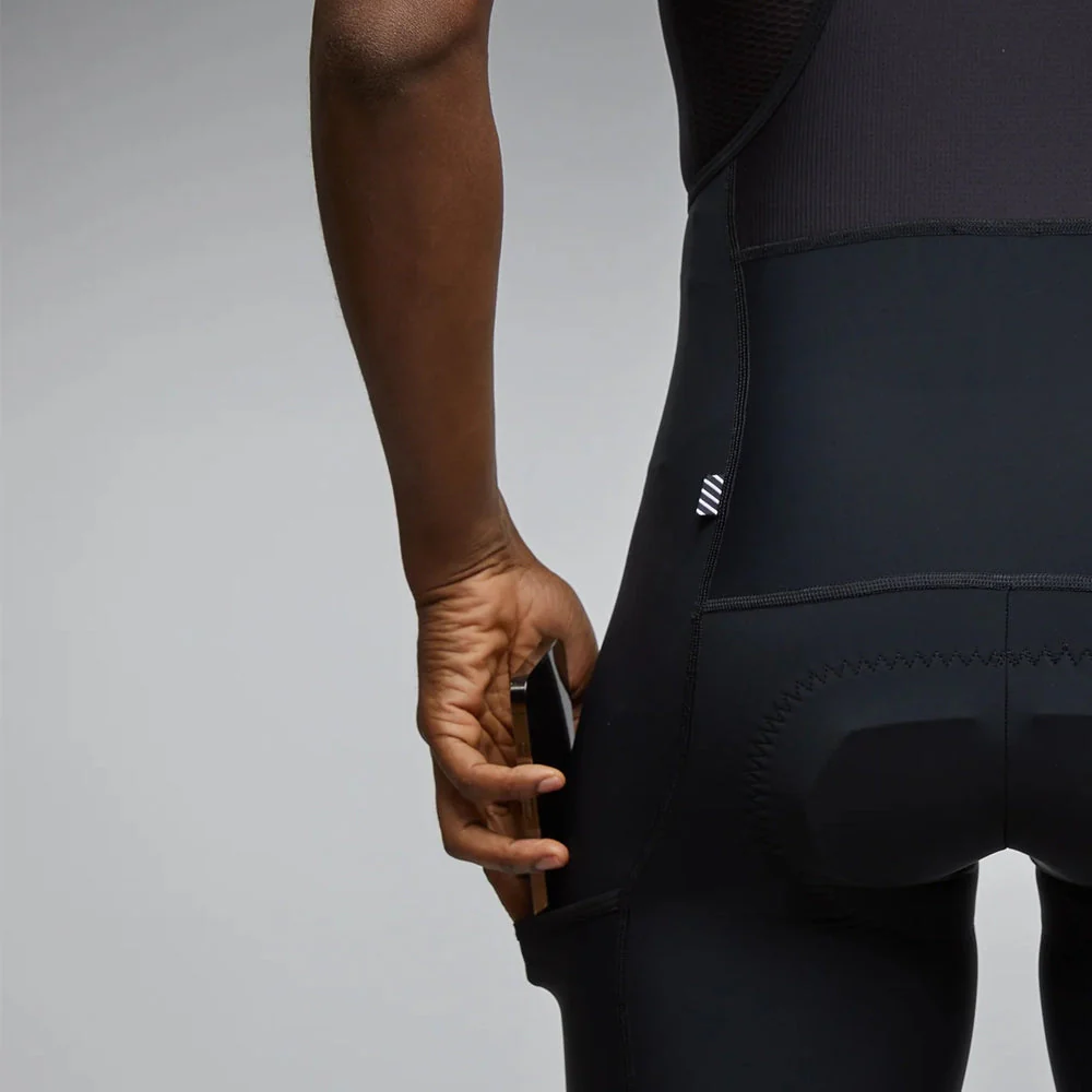 NDLSS Cargo Bib Shorts - Black - Image 8