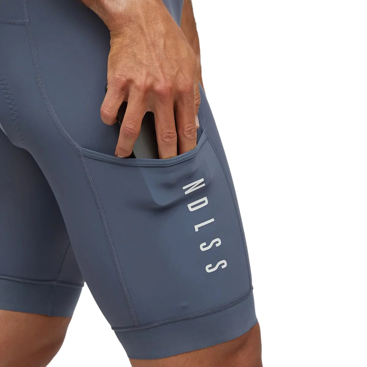 NDLSS Cargo Bib Shorts - Storm - Image 7