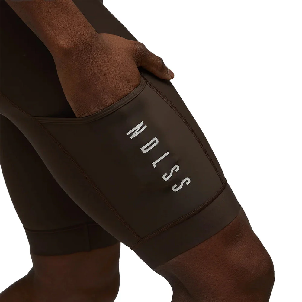 NDLSS Cargo Bib Shorts - Wood - Image 3