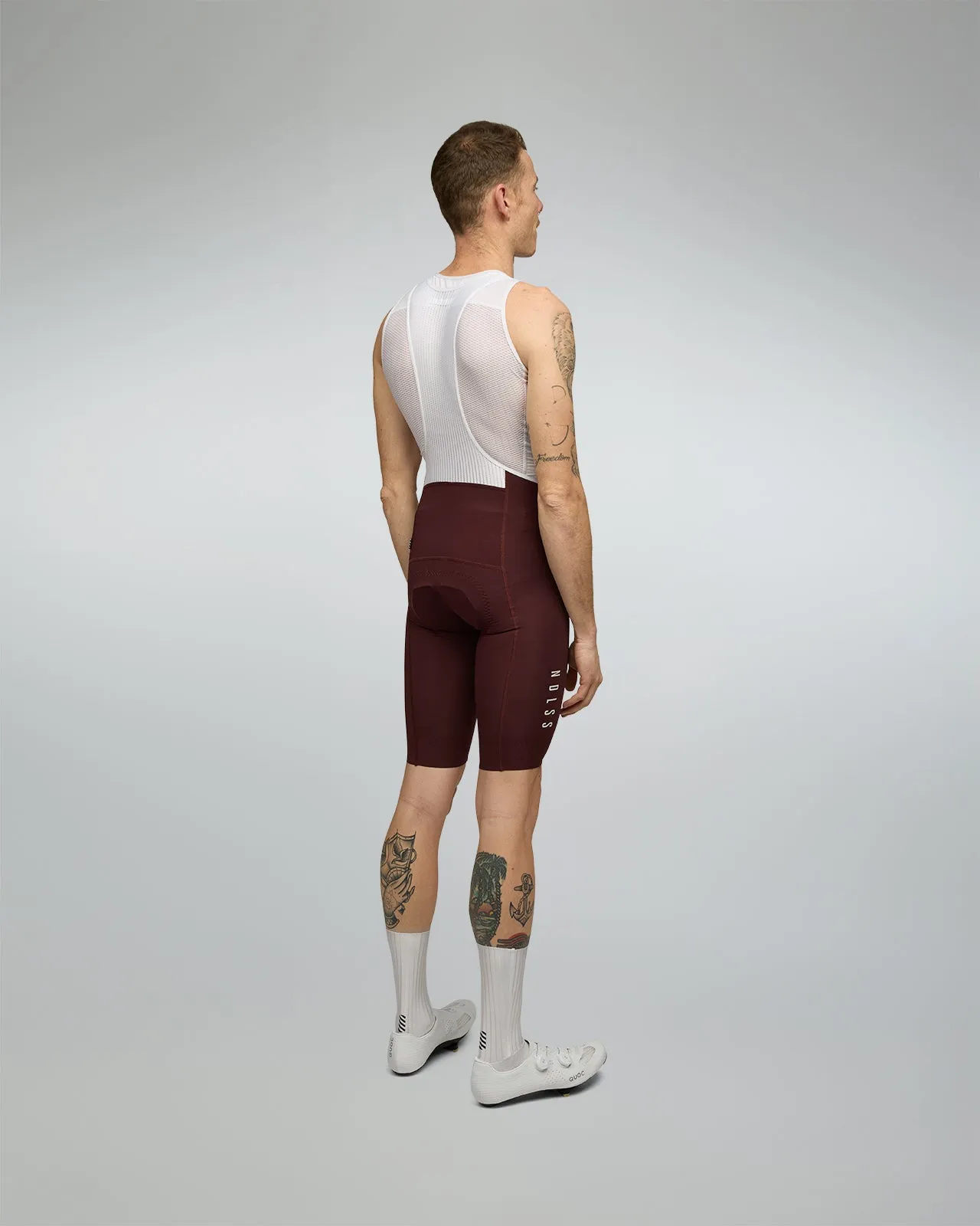 NDLSS Fast Bib Shorts 2.0 - Dark Red - Image 4