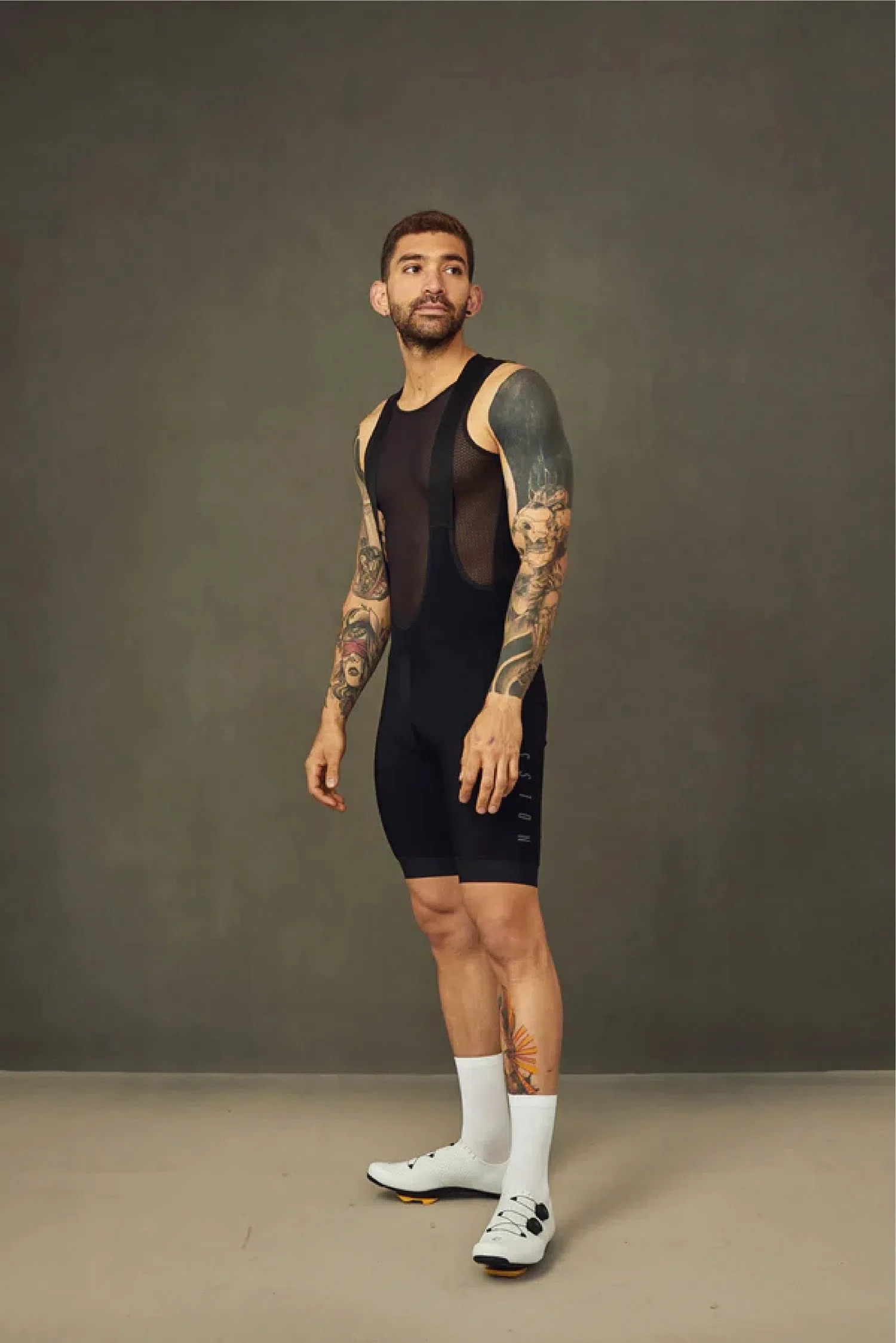 NDLSS Thermal Bib Shorts AW22 - Black - Image 3
