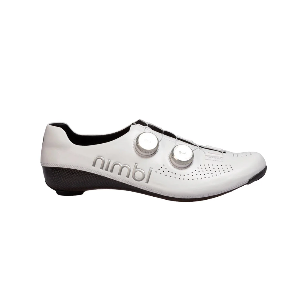 NIMBL Road Cycling Shoes Ultimate Exceed - White/Silver - Image 2