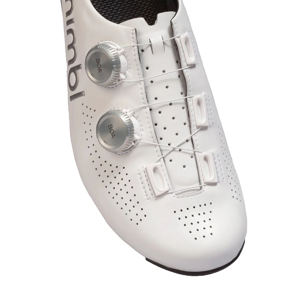NIMBL Road Cycling Shoes Ultimate Exceed - White/Silver - Image 4