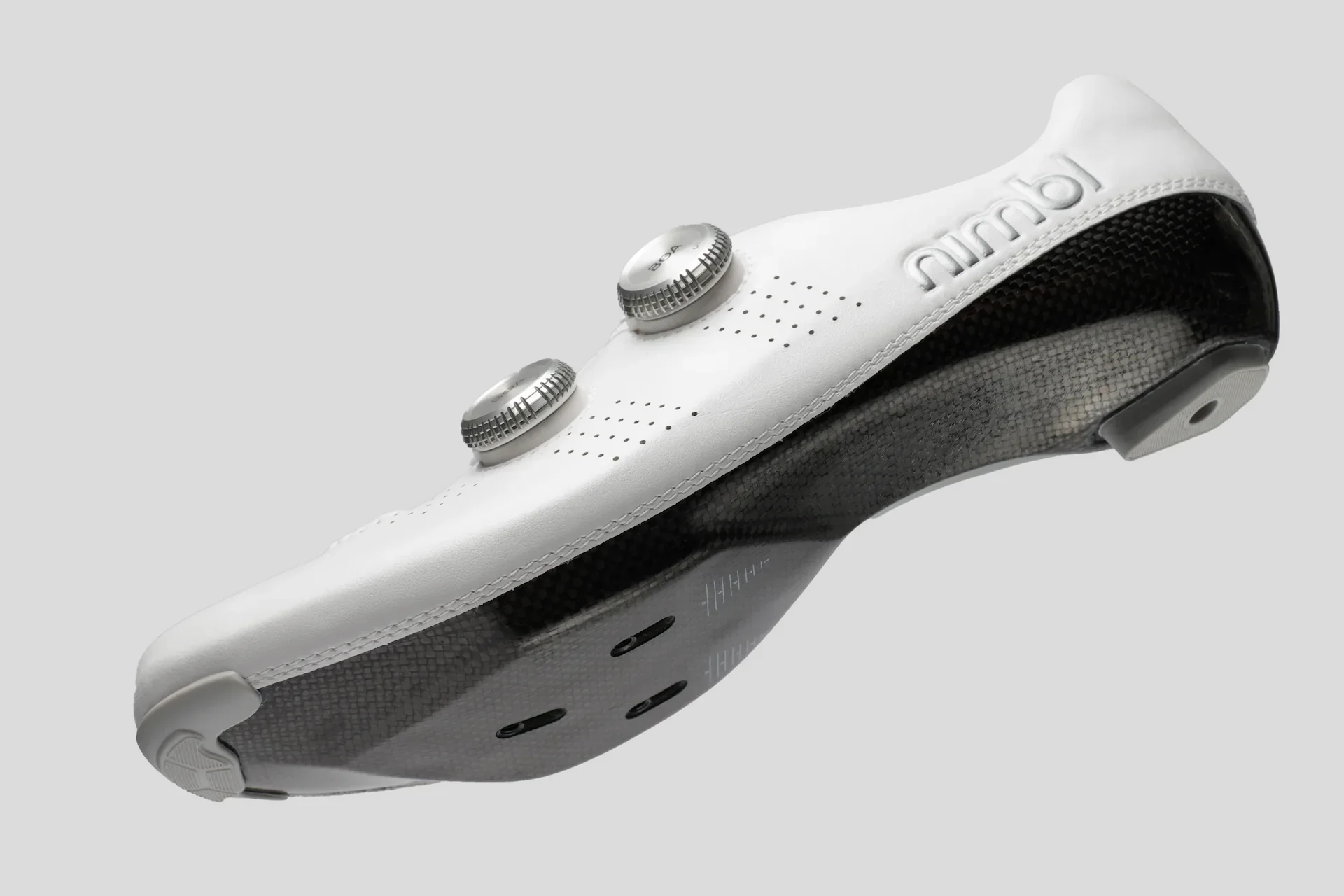 NIMBL Road Cycling Shoes Ultimate Exceed 2026 - White/Silver - Image 10