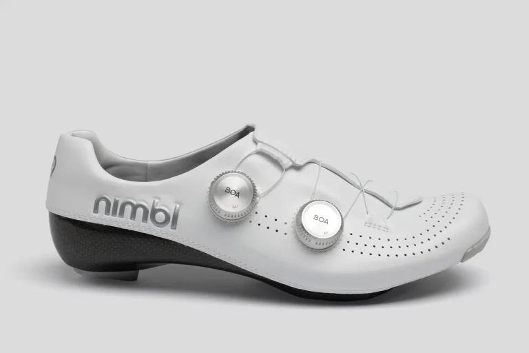 NIMBL Road Cycling Shoes Ultimate Exceed Glide 2026 - White/Silver - Image 2